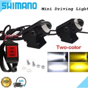 2Pcs LED Motorcycle Mini Driving Light White Yellow of Universal High quality 20W spotlight Water Proof driving light