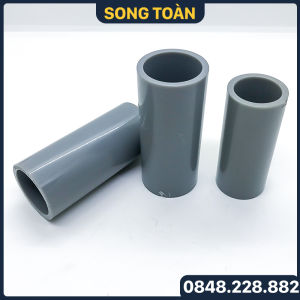 Nối Thẳng Ống Nhựa Măng Sông Trơn Nhựa Ống Bình Minh 21 27 34