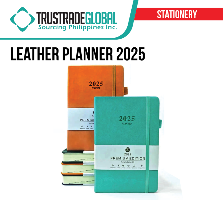 Leather A5 Planner 2025 Premium Edition Annual Planner With Pen