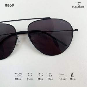 Polin แว่นกันแดด รุ่น 8806 เนื้อวัสดุไทเทเนียมไนล้อน ยืดหยุ่น ไม่หัก เบา