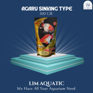 Pellet Agaru Sinking Type Makanan Ikan Koki 100gr