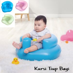 COD Musik sofa bayi bayi sofa makan Kursi bayi tiup / Sofa bayi pompa untuk belajar duduk dan makan super good quality GRATIS POMPA DAN PAKING BUBLE WRAB