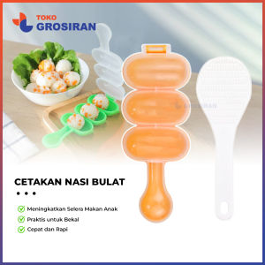 Cetakan Nasi Bulat Bola Bola mini Centong kecil rice ball shaker alat pencetak bulat