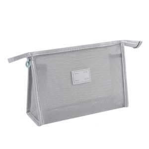 MIIQNUS Di động Túi lưới đựng đồ trang điểm cầm tay Hình vuông Trọng lượng nhẹ Hộp đựng mỹ phẩm Thường ngày Sức chứa lớn Túi lưới đựng mỹ phẩm trong suốt Lưu trữ cáp dữ liệu