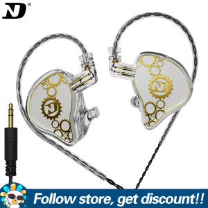 ND Venus HiFi Headset Type-C/3.5mm Plugs High-Quality Sound In-ear Music Earbuds Double PIN Interchangeable Wire Design Dynamic Driver Monitors Headphones Noise Cancelling Sports Gaming Wired Earphone For Smartphones MP3 Players Laptops Computers