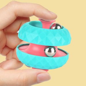 VERIDIAI Educational Fingertip Rotating Toy Resistant To Falling Physics Learining Finger Orbit Ball Maze Track Ball Creative Orbit Ball Toy Adult
