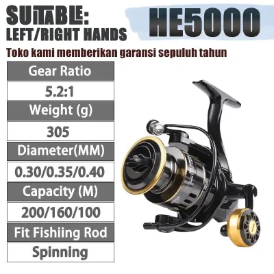 【Ready Stock】2026 NEW DAIWA Fishing reel Spinning Reel Metal Spool Pancing king Force Mesin Casting Fishing Reel Metal Line Cup Sea Tackle Outdoor shimano baitrunner Sports Fishing Equipment Sports