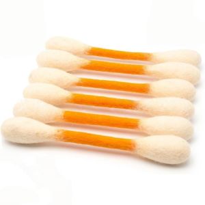 DGFDF 6Pcs Durable Cotton Swab Cat Toy Oversized Anti-Boredom Cat Accessories Cat Lovers Gift Lightweight Cat Teething Chew Toy Kitten Teething