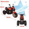 The Stars 818 Rechargeable Electric Sports Motor Bike Ride On with LED Light Speaker SD Card Slot USB Function. 