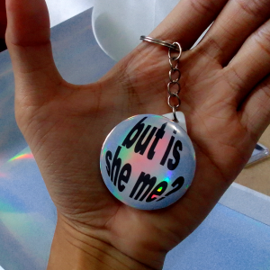 (Min. Order 4) Gantungan Kunci Custom Hologram Aesthetik Keren Foto Sendiri Keychain Kustom 2 Sisi Akrilik