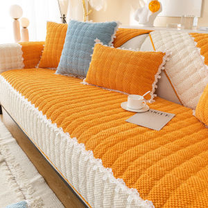 Living Room Sofa Cover Cotton Couch Covers Jacquard Sofa Cushion Four Seasons Sofa Towe L-shaped Couchs Cover Protection Set