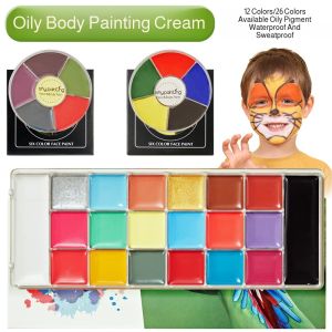 Halloween Body Painting Prom Drama Body Paint Pigment Hypoallergenic Safe Non-toxic Washable Waterbas