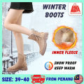 Anti Slip Winter Shoes Women Winter Snow Boots Women Kasut Salji Perempuan 冬天鞋子 雪地靴女 Kasut Musim Sejuk Winter Perempuan Winter Ankle Boots Travel Shoes Women Kasut Snow Perempuan Warm Thermal Boots. 