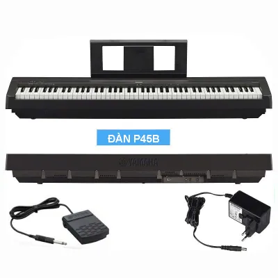 Chính hãng-P-45B New bộ đàn piano điện Yamaha P45 - Kèm Chân Gỗ - 88 Phím Nặng P45