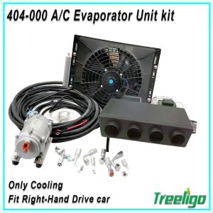 Treeligo Upgrade 12V/24V Aircond Kereta 12000 BTU Car Air Coditioner Kit System Air Conditioner for Truck Semi Trucks RVVan
