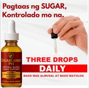 SugarGuard: Pagtaas ng Sugar Kontrolado mo na Para sa Matatag na Kalusugan Araw-araw na Proteksyon. Iwas Komplikasyon tulad ng Stroke Kidney Failure Panlalabo o Pagkabulag ng Mata.