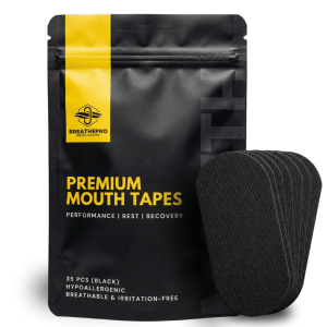 BreathePro™ Premium Nasal Strips & Mouth Tape - Anti-Snoring Better Breathing for Running Gym Sleep Reduce Snoring & Snoring Relief