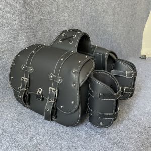 Cặp Túi Da Treo Hông Xe Motor Xe Máy Cao Cấp Có Khoá 36cm