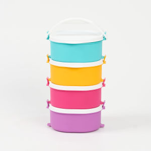 Rantang Aluna Susun 4 Pelangi dengan volume 500ml