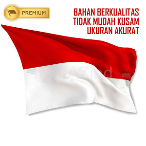 Bendera Merah Putih Bahan Berkualitas Jahitan Rapi Upacara 17 Agustus HUT RI  Indonesia