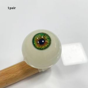 DOWNA 1pair 20mm Mắt giả acrylic 10 Kiểu Dáng với mắt đo 3 chiều Mắt giả mô phỏng búp bê silicon Phụ Kiện Đồ Chơi Thú Cưng An Toàn Dành cho búp bê BJD