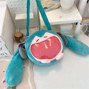 Kawaii Anime Hatsune Miku Cosplay Plush Backpack Ita Bag Women Bag Shool Student Men Velvet Shoulder Bag Girl Gift