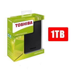 【Original】Toshiba External Hard Drive Storage Canvio Basics HDD 1TB 2TB USB 3.0 Portable External Hard