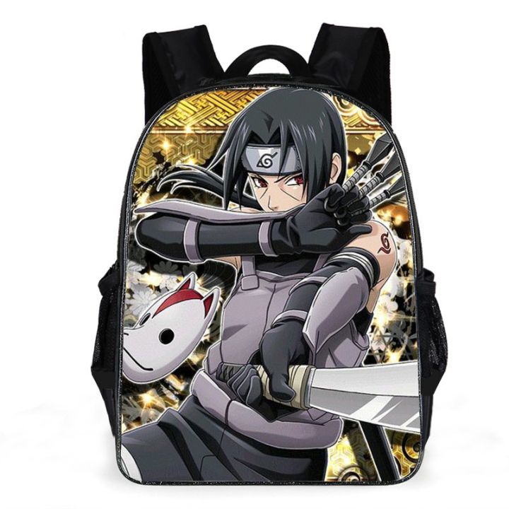 Naruto Itachi School Backpack For Kids - Large Multicolor Anime Design With Padded Straps - View #8