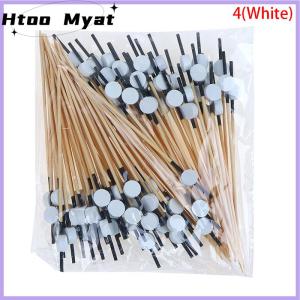 tantuoye 100x12cm Heart Bamboo Pick buffet เค้กผลไม้ส้อมปาร์ตี้ขนมสลัด STICK