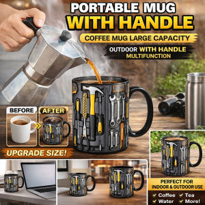 Light Luxury Coffee Mug Large Capacity Mug Coffee Mug with Handle Toolbox