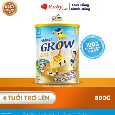 Sữa bột Abbott Grow 6+ 800g cho trẻ trên 6 tuổi