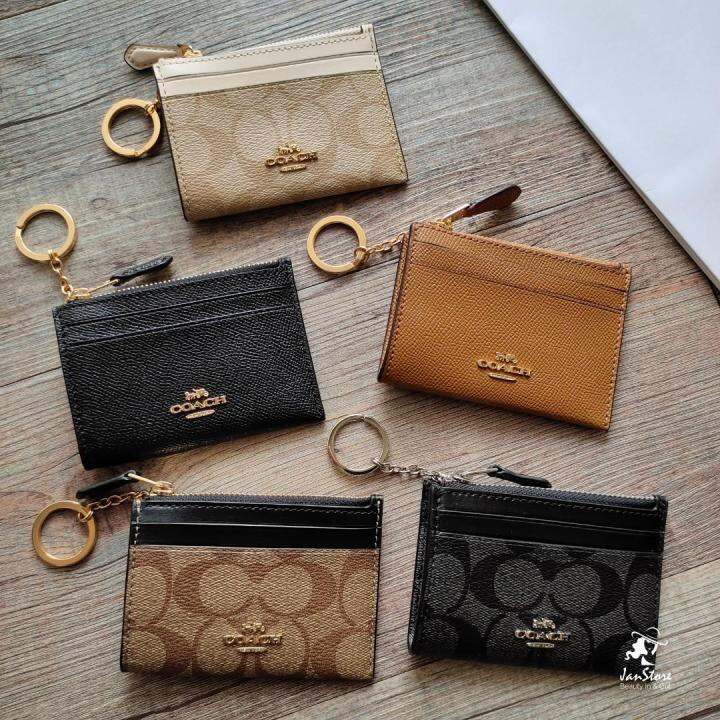 Coach id discount keychain wallet