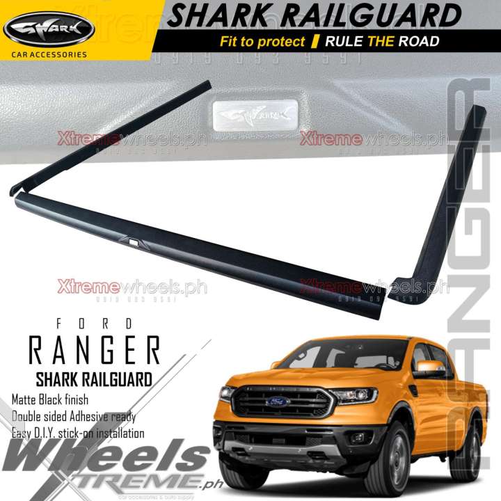Ford Ranger 2012- 2022 XLT XLS RAPTOR BED RAIL GUARD 2015-2021 SHARK ...
