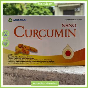 Tinh bột nghệ nguyên chất NANO CURCUMIN đẹp da giảm đau dạ dày tá tràng chống oxy hóa (Hộp 30 viên)