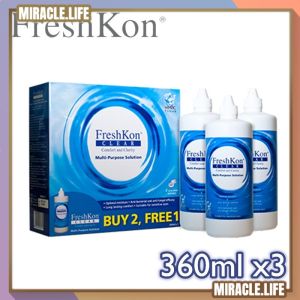Freshkon Clear Multi Purpose Solution (360ml x 3)