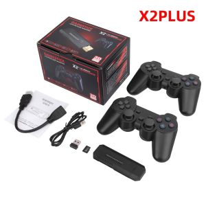 Máy Chơi Game Cầm Tay Stick Đỏ 4K 64gb X2 Pro Kết Nối Tivi HDIM 41000 + Game PSP PS1 3D...Tay Cầm Kết Nối Không Dây