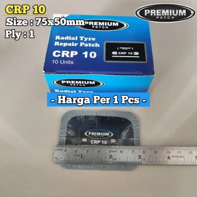 1 Pcs CRP10 PREMIUM Harga Per 1 Pcs/biji/lembar - Karet tambal ban luar - BESTPATCH PREMIUM