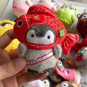 【PPO0】Lanfy Penguin plush doll birthday gifts animal key ring bag pendant animal plush toy koupen Chan plush dolls