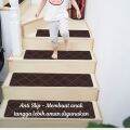 KOKOMI Karpet Tangga Anti Selip Seri KAI Keset Anak Tangga Tidak Licin Staircase Carpet Desain Estetik. 