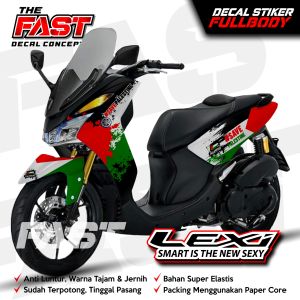 Stiker Lexi Fullbody Motif Palestina Matte/Gloss - Aksesoris Motor Anti Luntur