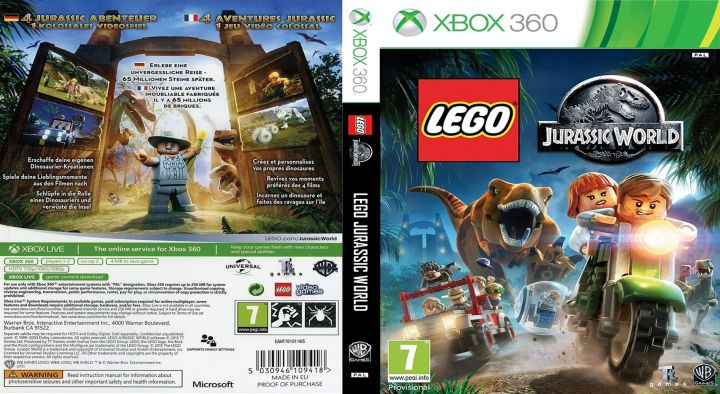 Jurassic world best sale lego xbox 360