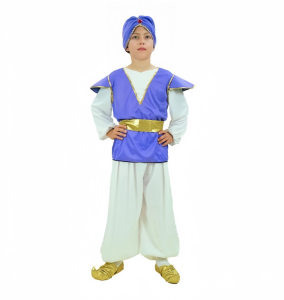 Indian Aladdin Prince Performance Costume For Kids United Nation Cosplay Costume un Halloween Party