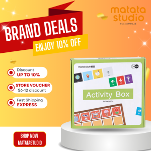 MatataStudio Activity Box for Tale-Bot series Educational STEM Games for Kids Age 3-5 6 Double-Sided