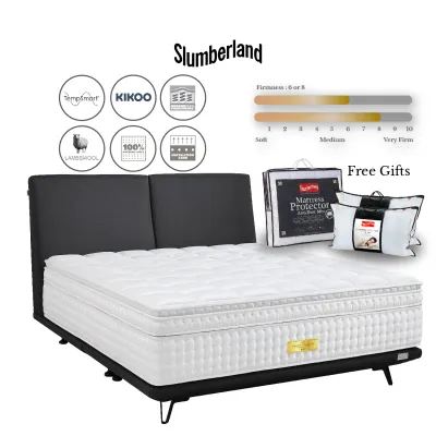 Slumberland TempSmart™ 5.0 Pearl Luxe Mattress | Temperature Regulation | Queen - Super King Size | 15 Years Warranty | Customize Firmness