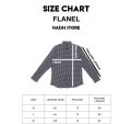 Kemeja Flanel Pria Lengan Panjang Hem Flanel Baju Flanel Kotak Kotak Kain Woll Kualitas Import Woll 100%. 