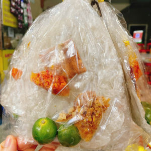 Bánh Tráng Sợi Trộn Muối Tép Nhuyễn Sa Tế Tắc Hành Phi Thơm Ngon Đặc Biệt