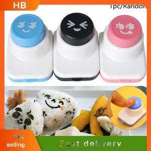 HB Cartoon Rice Ball Molds DIY Smiling Face Shape Seaweed Cutter Bento Sushi Tools