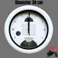 Jam Dinding Aesthetic Series Diameter 30cm Desain Remaja Milenial Mesin Senyap Sweep Silent Movement. 