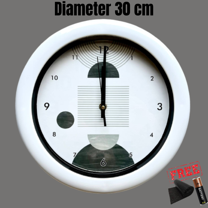 Jam%20Dinding%20Aesthetic%20Series%20Diameter%2030cm%20Desain%20Remaja%20Milenial%20Mesin%20Senyap%20Sweep%20Silent%20Movement%20-%20Image%204