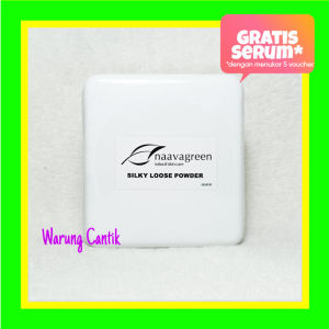 Naavagreen Silky Loose Powder 14 gram by dr Fredi Setyawan Original Skin Care Bedak Wajah Tabur Natural